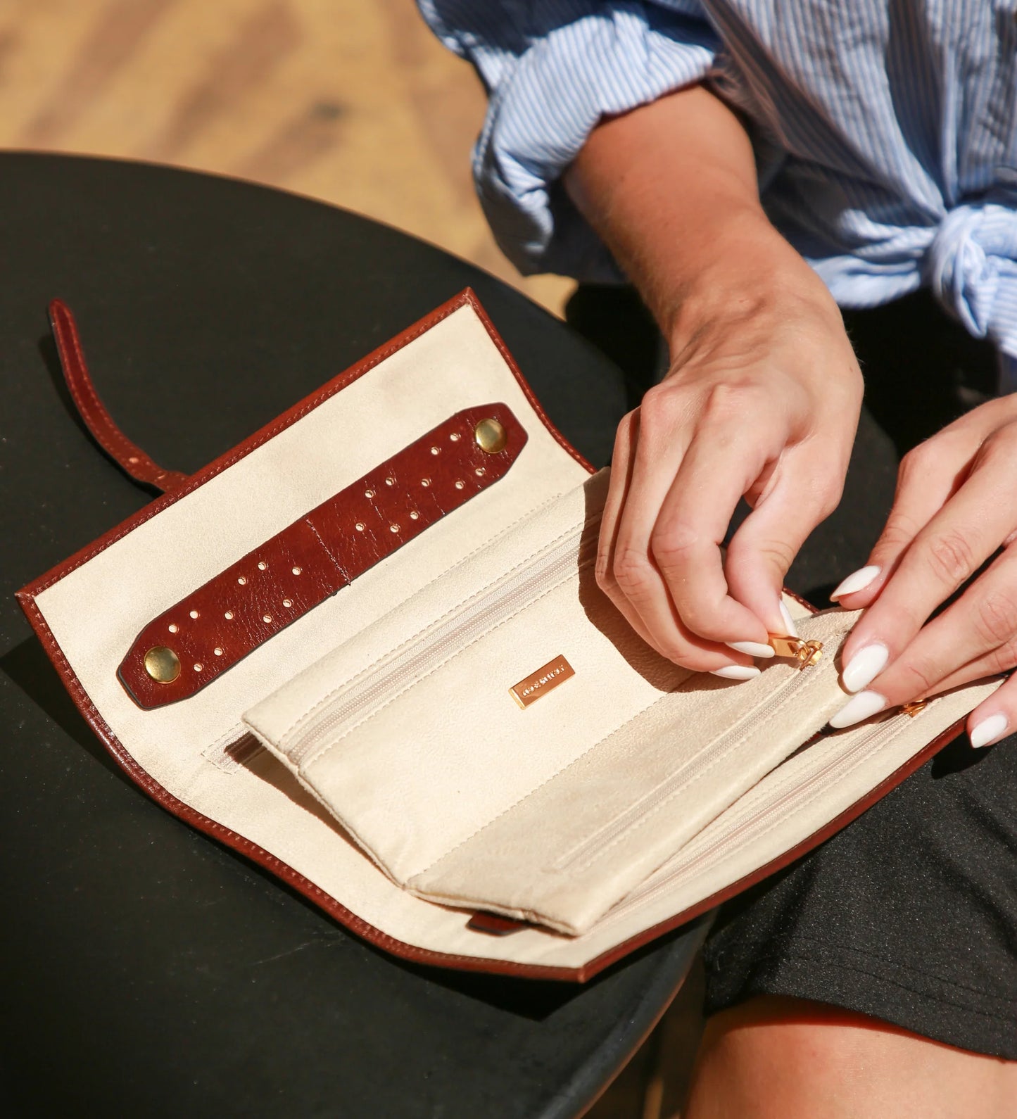 Premium Leather Travel Pouch